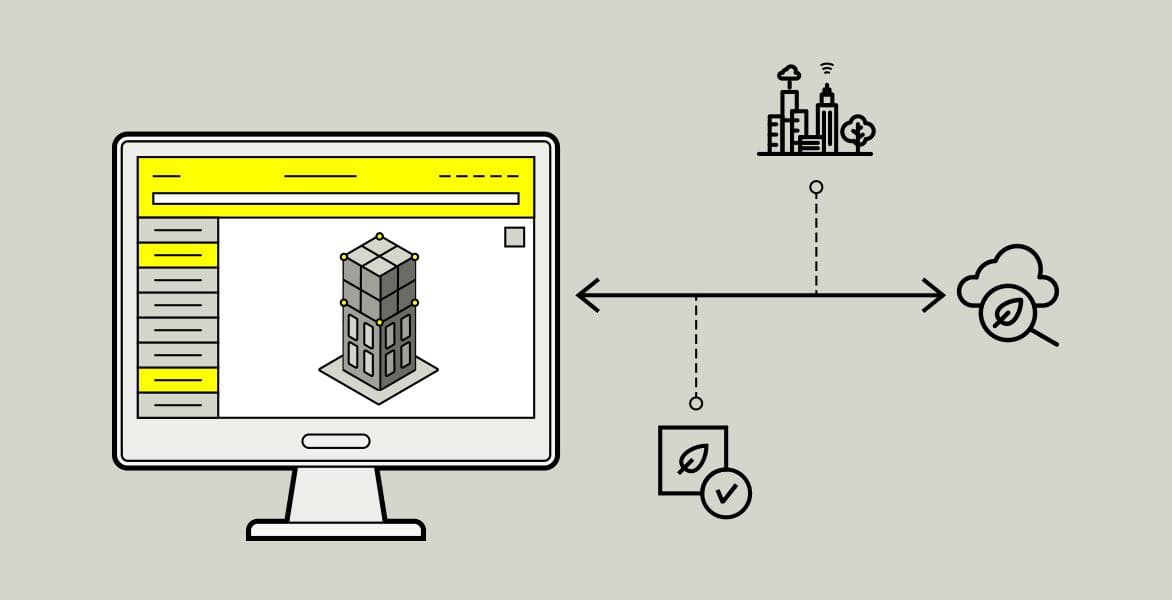 Conceptual diagram of the Autodesk Sustainability Data API