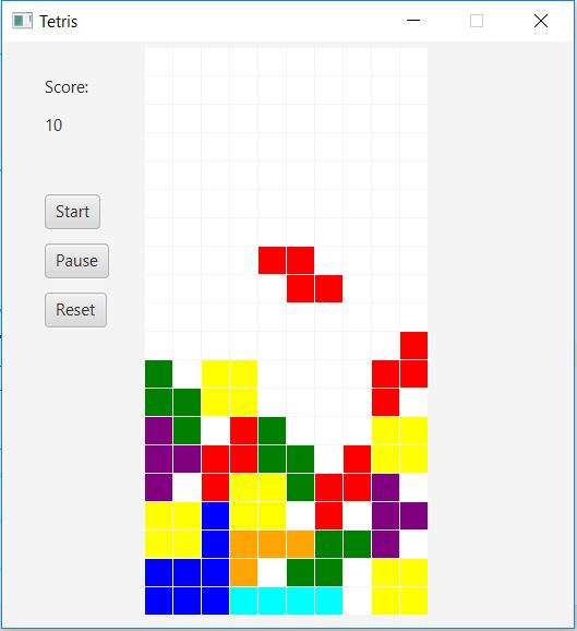 Tetris – smaller version